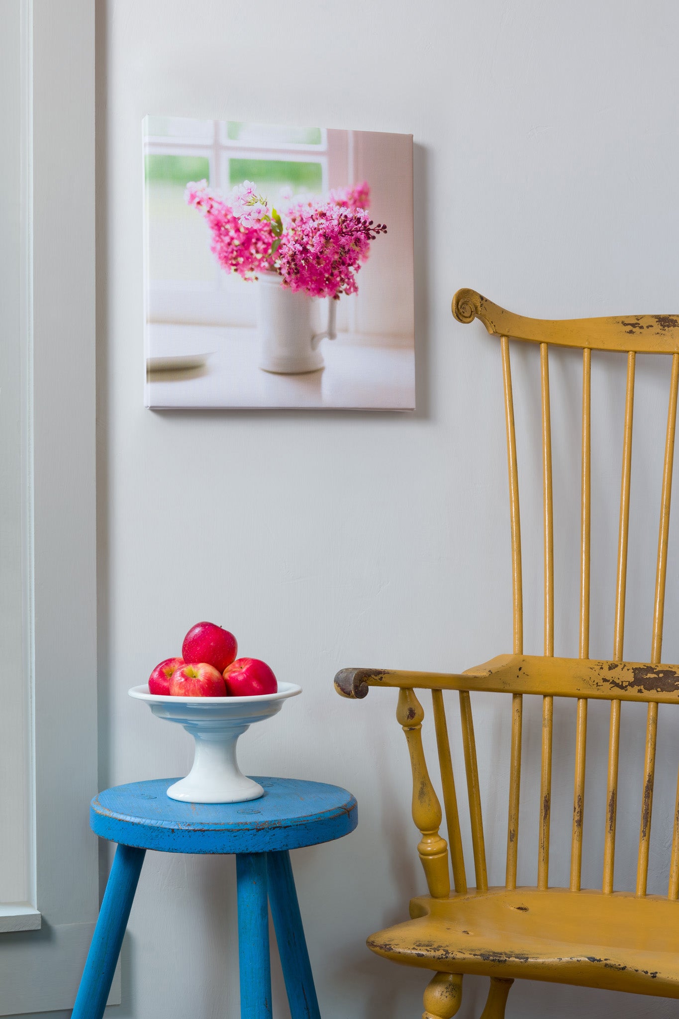 Daydream — botanical fine art canvas print, Pennsylvania farmhouse interior, made one at a time